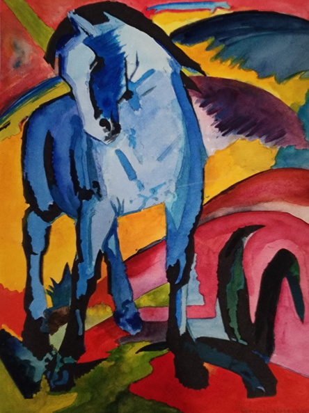 Franz Marc 'Blue Horse' 1911