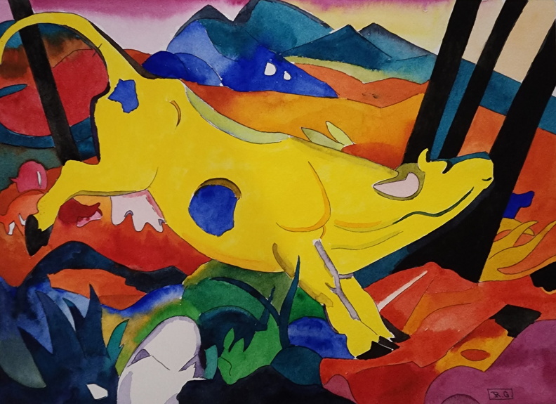Franz Marc 'Yellow Cow' 1911